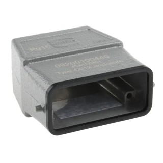 HARTING Han A Range Heavy Duty Power Connector Hood 10A 1 Lever Die Cast Aluminium IP65 09200100440