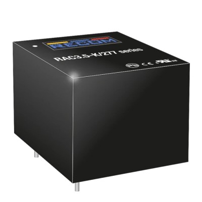 Recom Switching Power Supply 15V DC 3.5W PCB Mount Wide Input Voltage RAC3.5-15SK/277