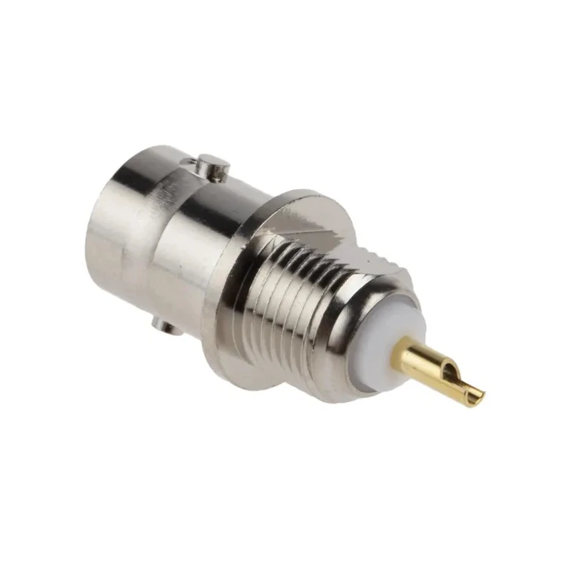 RS PRO BNC Series Coaxial Connector Panel Mount Female BNC, 50 Ω, Straight Body, Solder Termination 546-4897
