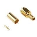 Telegartner RS PRO SMA Series Coaxial Connector Cable Male SMA 50 Ω Straight Body Crimp 12.4 GHz 500 V 165°C 546-3204