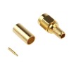 Telegartner RS PRO SMA Series Coaxial Connector Cable Male SMA 50 Ω Straight Body Crimp 12.4 GHz 500 V 165°C 546-3204