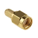 Telegartner RS PRO SMA Series Coaxial Connector Cable Male SMA 50 Ω Straight Body Crimp 12.4 GHz 500 V 165°C 546-3204