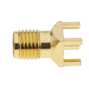 Amphenol RF RS PRO SMA Series Coaxial Connector PCB Female SMA, Straight Body Solder 546-3276
