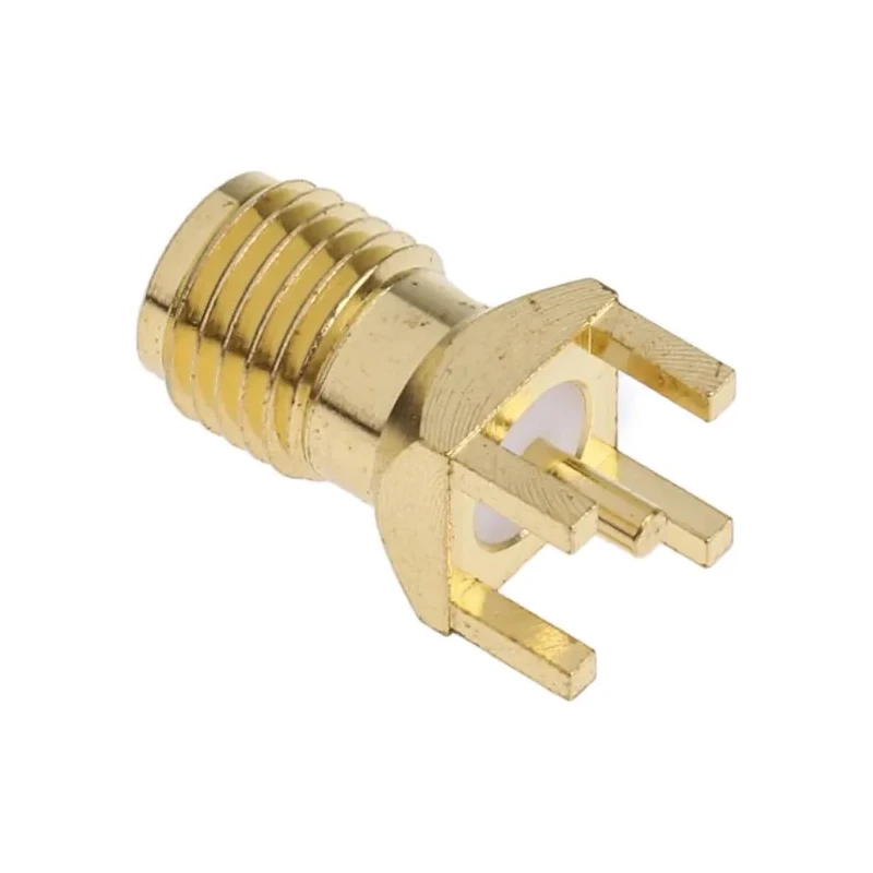 Amphenol RF RS PRO SMA Series Coaxial Connector PCB Female SMA, Straight Body Solder 546-3276