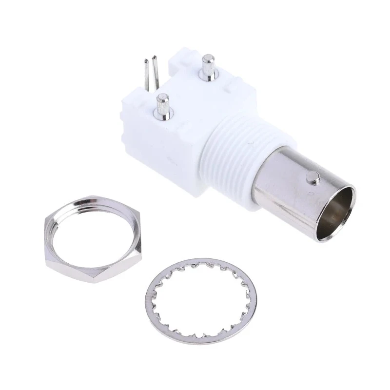 RS PRO BNC Series Coaxial Connector PCB Female Right Angle, 75 Ω, Solder Termination 546-5115