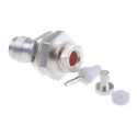 RS PRO TNC Series Coaxial Connector Bulkhead Mount Female TNC, 50 Ω, Straight Body Clamp 546-5222