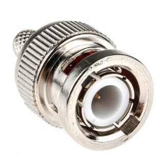 RS PRO BNC Series Coaxial Connector Cable Male BNC, 50 Ω, Straight Body Crimp 546-5036
