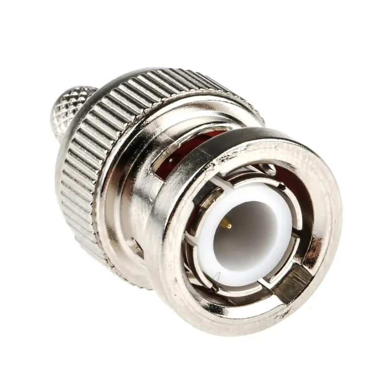 RS PRO BNC Series Coaxial Connector Cable Male BNC, 50 Ω, Straight Body Crimp 546-5036
