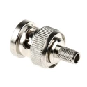 RS PRO BNC Series Coaxial Connector Cable Male BNC, 50 Ω, Straight Body Crimp 546-5036