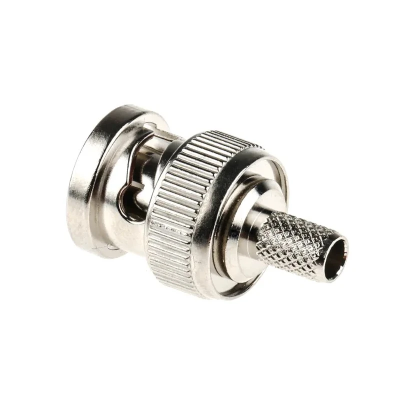 RS PRO BNC Series Coaxial Connector Cable Male BNC, 50 Ω, Straight Body Crimp 546-5036