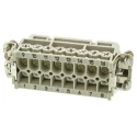 HARTING Heavy Duty Power Connector Insert 16A 600V Han A Series Female 16 Contacts 09200162812