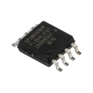 Infineon NOR 64MB Quad-SPI Flash Memory 8-Pin SOIC S25FL064LABMFI010