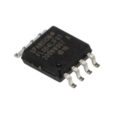 Infineon NOR 64MB Quad-SPI Flash Memory 8-Pin SOIC S25FL064LABMFI010