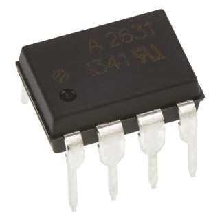 Broadcom DC Input 2-Channel Through Hole 8-Pin DIP Optocoupler HCPL-2631-000E
