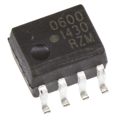 Broadcom DC Input Optocoupler, Through Hole Mount, 8-Pin SOIC Package HCPL-0600-000E