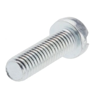 RS PRO Slot Cheese Steel Machine Screw M6 Thread, Bright Zinc Finish, 20 mm Length 546-6382