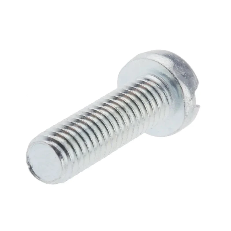RS PRO Slot Cheese Steel Machine Screw M6 Thread, Bright Zinc Finish, 20 mm Length 546-6382