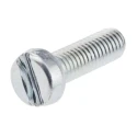 RS PRO Slot Cheese Steel Machine Screw M6 Thread, Bright Zinc Finish, 20 mm Length 546-6382