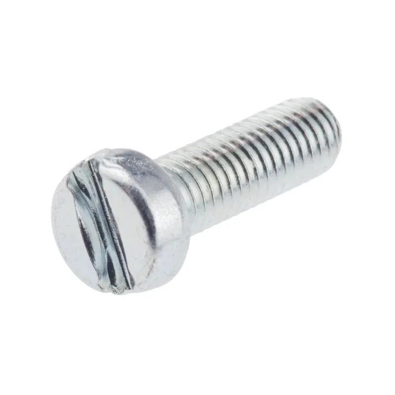 RS PRO Slot Cheese Steel Machine Screw M6 Thread, Bright Zinc Finish, 20 mm Length 546-6382