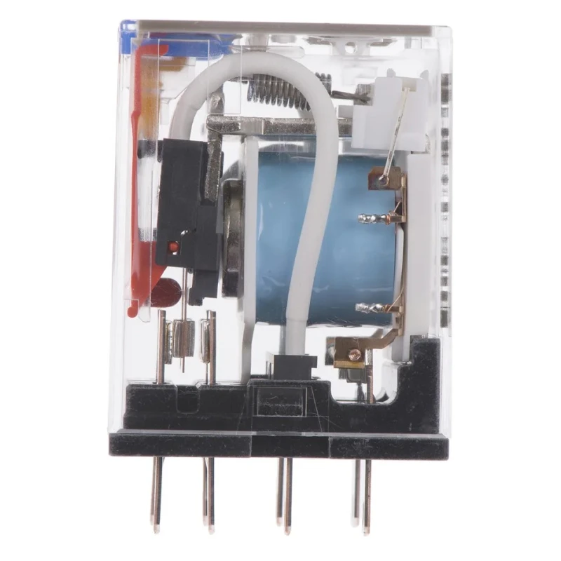 Omron DIN Rail Power Relay 12V DC Coil 10A Switching Current DPDT MY2IN DC12(S)