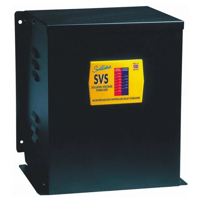 Sollatek Microprocessor Controlled Voltage Stabiliser 230V AC 35A 8050VA Wall Mount SVS Series 98235000