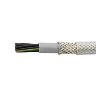 Alpha Wire CY Screened Control Cable 5 Cores 1mm² Copper Conductor Grey Polyvinyl Chloride Sheath 50 m 470051CY GE321