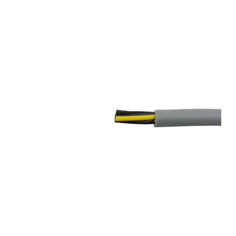 Alpha Wire YY Control Cable 5 Cores 0.5mm² Unscreened Grey PVC Sheath 100m 470055YY GE033