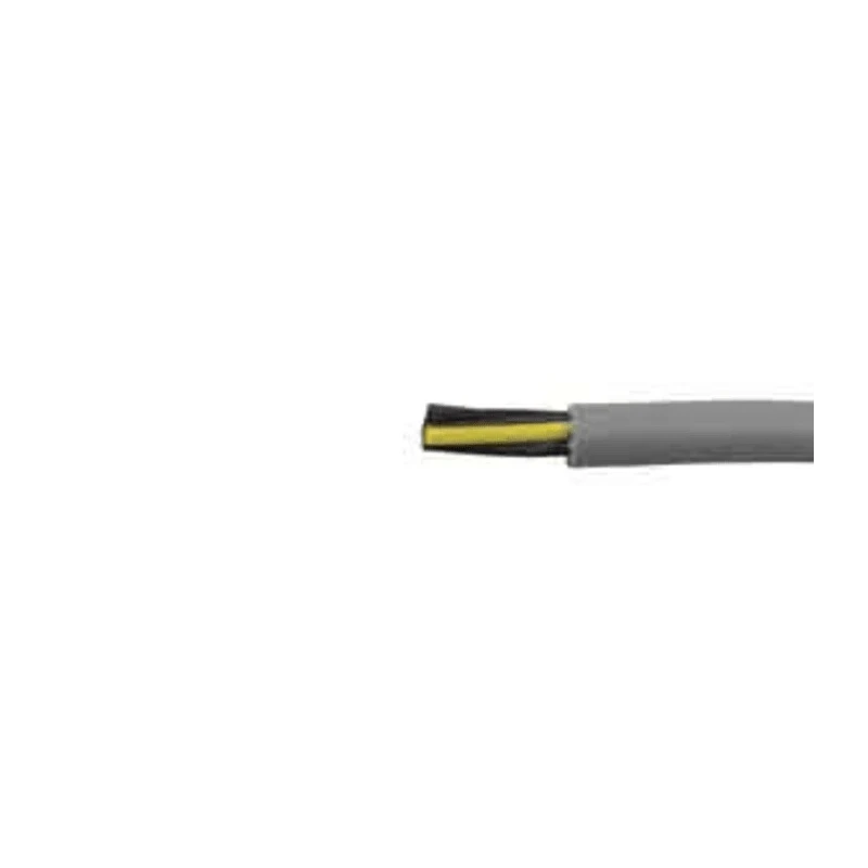 Alpha Wire YY Control Cable 5 Cores 0.5mm² Unscreened Grey PVC Sheath 100m 470055YY GE033