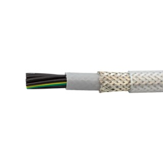 Alpha Wire CY Control Cable 9 Cores 1mm², 50 m, Screened, Grey Polyvinyl Chloride Sheath 470091CY GE321