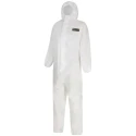 Skytec White Disposable Coverall Overall Size S Chest 90 to 98 cm Chemical Resistant PDS2B/HS200+/WH1