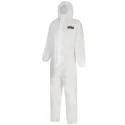 Skytec White Disposable Coverall Overall Chemical Resistant, Size XL, Chest 114 to 122 cm PDS2B/HS200C/WH4