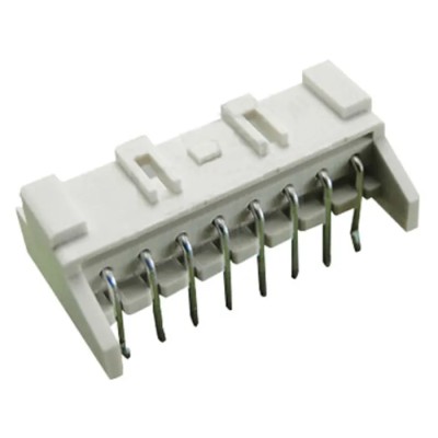 JST XA Series Right Angle Through Hole PCB Header, 8 Contacts, 2.5 mm Pitch, 1 Row, Shrouded S08B-XASK-1 (LF)(SN)