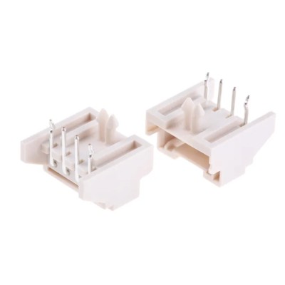 JST XA Series Right Angle Through Hole PCB Header, 4 Contacts, 2.5 mm Pitch, 1 Row, Shrouded S04B-XASK-1 (LF)(SN)