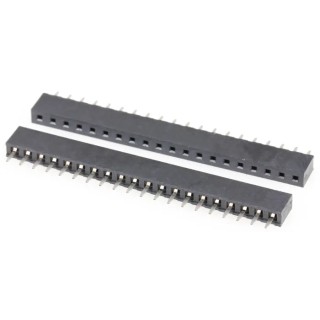 HARWIN M22 Series Straight Through Hole PCB Socket, 20-Contact, 1 Row, 2 mm Pitch 12A Current Rating M22-7132042