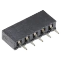 HARWIN M22 Series Straight Through Hole PCB Socket 5-Contact 1 Row 2 mm Pitch Solder M22-7130542