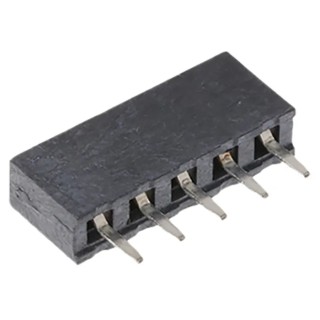 HARWIN M22 Series Straight Through Hole PCB Socket 5-Contact 1 Row 2 mm Pitch Solder M22-7130542