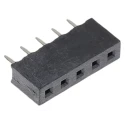 HARWIN M22 Series Straight Through Hole PCB Socket 5-Contact 1 Row 2 mm Pitch Solder M22-7130542