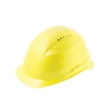 Skytec Safety Helmet Yellow Ventilated Adjustable Polyethylene with 6-Point Suspension 2C6000GE0000