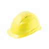 Skytec Safety Helmet Yellow Ventilated Adjustable Polyethylene with 6-Point Suspension 2C6000GE0000