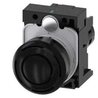 Siemens SIRIUS ACT Series Electronic Sounder Front Mount 230V AC 90 dB IP20 29.5mm Diameter 3SU1200-6KF10-1AA0
