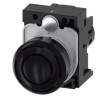 Siemens SIRIUS ACT Series Electronic Sounder Front Mount 230V AC 90 dB IP20 29.5mm Diameter 3SU1200-6KF10-1AA0