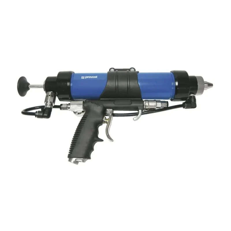 PREVOST Air Dispenser Gun with 6.35 BSPF mm BSP Inlet, 310 ml Cartridge, Steel Body, 440 mm Length TCG CB400