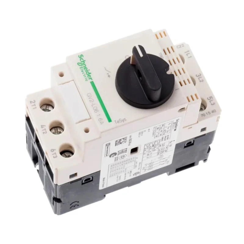 Schneider Electric Motor Protection Circuit Breaker 1A, 1.7 A, 690V, Thermal Magnetic, 3 Poles GV2L06
