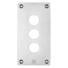 Schneider Electric Aluminium Harmony Control Station Enclosure 3 Hole 22 mm Diameter XAPE303
