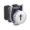Schneider Electric Harmony XB4 Series Push Button Switch Slow Break Panel Mount 22 mm Cutout SPST White LED IP66 XB4BA3341