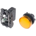 Schneider Electric Panel Mount Orange LED Pilot Light Harmony Series 22 mm Cutout IP66 IP67 XB5AVM5