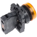 Schneider Electric Panel Mount Orange LED Pilot Light Harmony Series 22 mm Cutout IP66 IP67 XB5AVM5
