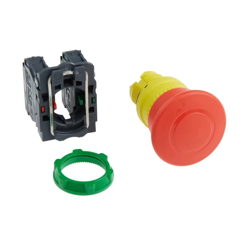 Schneider Electric Harmony XB5 Series Pull Release Emergency Stop Push Button Panel Mount 22mm Cutout SPDT IP69K XB5AT845