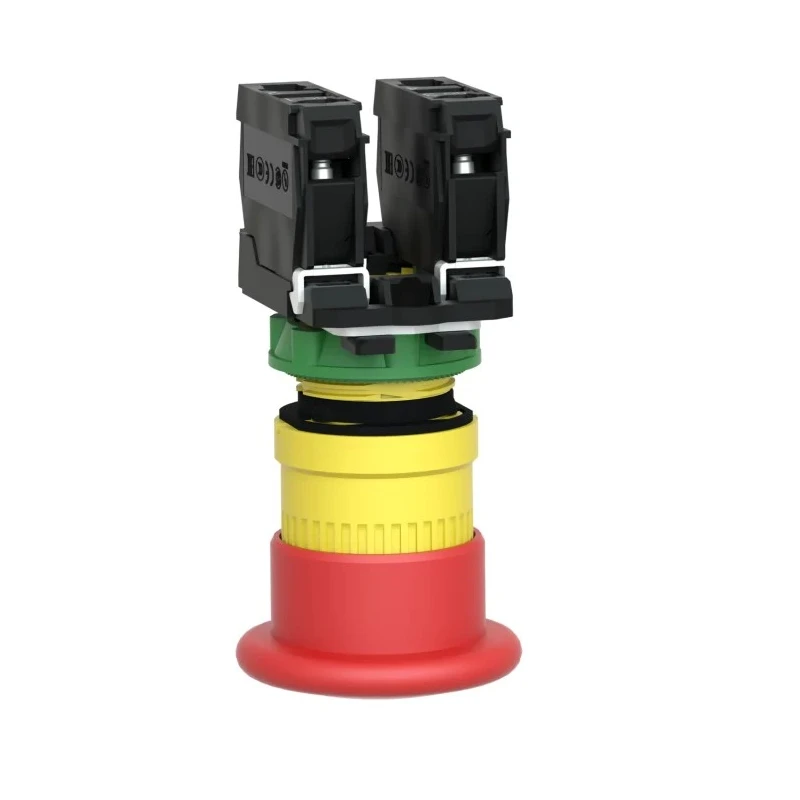 Schneider Electric Harmony XB5 Series Pull Release Emergency Stop Push Button Panel Mount 22mm Cutout SPDT IP69K XB5AT845