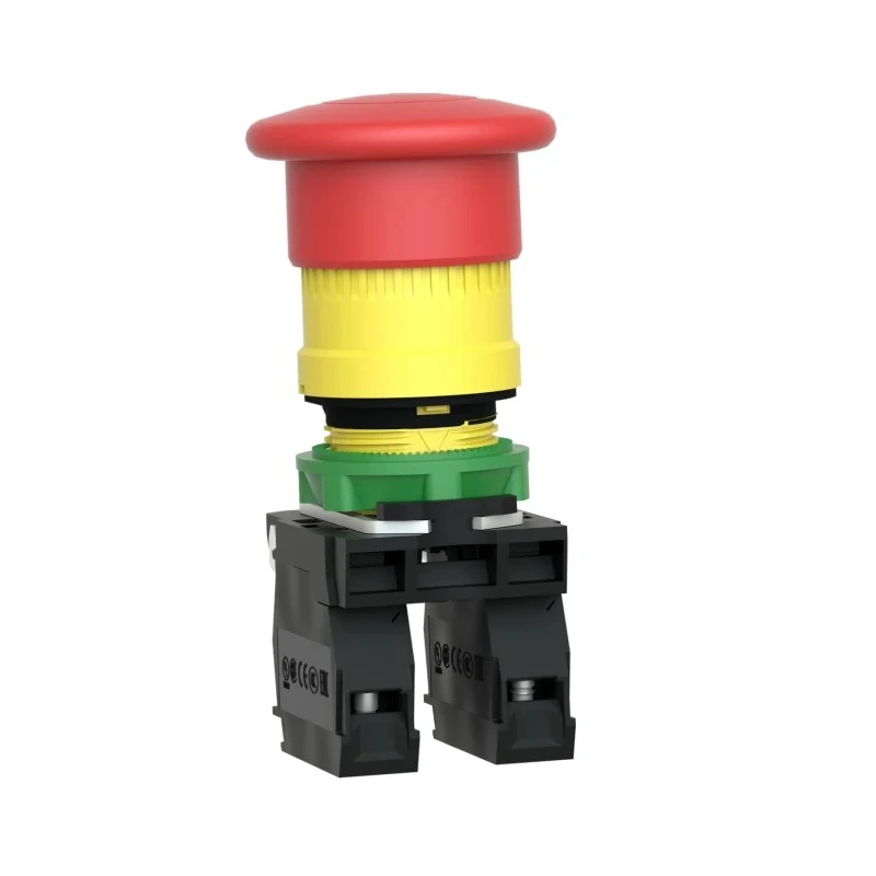 Schneider Electric Harmony XB5 Series Pull Release Emergency Stop Push Button Panel Mount 22mm Cutout SPDT IP69K XB5AT845